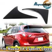 Fit For 2016 Mazda CX-5 SUV Rear Side Spoiler Triangle Cover Trim GT GX Carbon (for: Mazda)