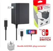 For Nintendo Switch/Lite AC Power Adapter AUS, US, EU, UK Charger, V5 RCM Loader