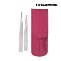 在飛比找誠品線上優惠-Tweezerman 專業鑷子雙用組(經典不銹鋼)-專櫃公司