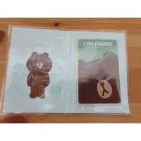 在飛比找蝦皮購物優惠-貨到付款【現貨】限量BROWN悠遊卡 熊大line frie