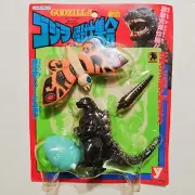 Vintage Godzilla vs Mothra YUTAKA Action Figure Set 90s RARE Japan Toho Monster