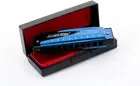 EASTTOP Harmonica 10Hole Blue Diatonic Harmonica Key of C/Bb/Eb Party Lover Gift