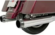 Bassani End Cap Harley 4" Slip-On Muffler for QUICK CHANGE Series Black Taper Contrast Flute HARLEY-DAVIDSON P-1861-0746