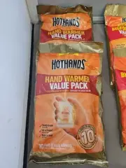 Lot Of 4 HotHands warmers 2- 10paks For Hands And 2 - 5pak For Feet