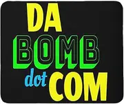 Da Bomb dot com Mouse Pads Novelty Gifts Mouse Mat for Laptop Computer Non-slip Rubber Base Waterproof Desk Accessories (240x200x4mm) Color:Da Bomb dot com