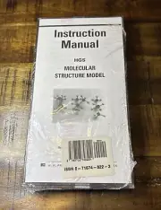 HGS MOLECULAR STRUCTURE Model Kit W.H. Freeman & Company New