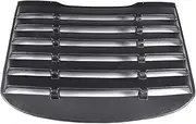 PP Plastic Rear Window Louver Air Vent Black Sun Shade Visor Cover Compatible For Ford Mustang Coupe 2015 2016