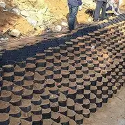 qwmvhfg, Geogrid Stabilizer Grid Mesh for Retaining Wall Soil Block/Gravel Subgrade Heavy Duty Slope Stabilizer for Garden 2x10M/6.6x32.8FT(2x7M/6.6x22.9FT)