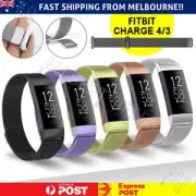 Fitbit Charge 4 3 Band Metal Stainless Steel Milanese Strap Replacement Magnetic