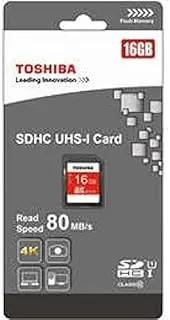 Toshiba SD Card, 16 GB Capacity