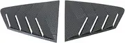 Compatible Compatible for Mazda 3 M3 Axela Sedan 2019-2022 2023 2024 Carbon Fiber Rear Window Louver Shutter Spoiler Side Vent Cover Trim Accessories