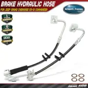 2x Rear Side Brake Hydraulic Hose for Jeep Grand Cherokee 05-10 Commander 06-10 (for: Jeep)