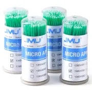 400Pcs Dental Micro Applicators Brushes Fine, Disposable Dental Microswabs