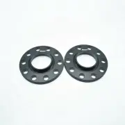 BLACK BIMECC ALLOY WHEEL SPACERS 15MM 5X120 72.6MM CB PAIR BMW FITMENT