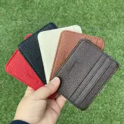 Slim Minimalist Front Pocket PU Leather Wallets for Men Women Coin Purse US FAST