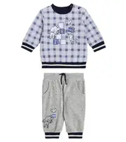 [Kenzo Kids] Kenzo Kids Baby cotton-blend sweatshirt and pants set M 12 blue