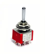 10pc Miniature Toggle Switch 1MD3T1B3M1QES On-Off-On 6P DPDT 2A250V 5A120V