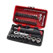 Sidchrome SCMT12120 38pce 1/4" Drive Nano Tool Socket Set - AU STOCK