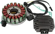 Magneto Stator+Voltage Rectifier+Gasket Compatible With Kawasaki EX250 Ninja 250 2008-2012