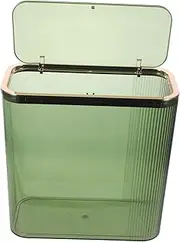 MAGICLULU Garbage Can Trash Can with Lid Toilet Garbage Bin Trash Cans for Kitchen Waste Bin Kitchen Home Accessory Trash Bucket Container Box Office Good Looking The Pet