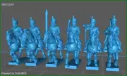 British light Dragoons rgt 1811-15 - 6 Minis - Epic 15 mm Scale