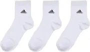 [adidas] 123-14V3 Fukuske Fukuske Socks, School Socks, Ribbed Socks, One Point, Short Socks, 3 Pairs Set, Single Side Embroidery, Sports, Exercise, Fukuske