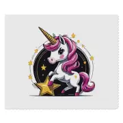2 x 'Unicorn Riding And A Star ' Lens Cleaning Cloths (LC00025798)
