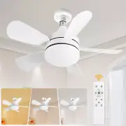 Socket Fan Light Ceiling Fans with Lights and Remote, Dimmable and Timed Fan ...