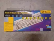 Mouse Systems Classic 104 Keyboard New Open Box IBM AT PS/2 DOS W95