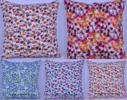 50 PC Wholesale Lot Indian Cotton Cushion Cover Floral Pillow Sham Throw 16"x16"
