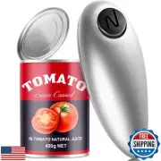 Electric Can Opener, Handheld One Touch Automatic Can Openers Fit Different C