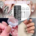 for Nail Nail Stamp Kit Clear Silicone Nail Stamper French Tip Nail Stamper