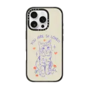 iPhone 16 Pro Impact Case Kitty Cat Love