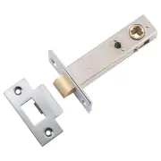 Iver Split Cam Tube Latch 70mm Backset, Brushed Chrome