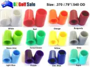 12PCS .370" SUPER PREMIUM GOLF IRON COLORED FERRULE FERRULES .540OD - 12 Colors