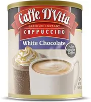 Caffe D’Vita White Chocolate Cappuccino, 96 ounce (Pack of 6)