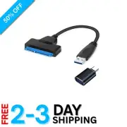 High-Speed SATA to USB Adapter for 2.5" Drives - Perfect for Travel and Backup