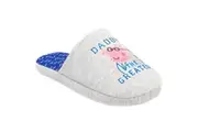 Peppa Pig Mens Daddy Slippers (Grey/Blue/Pink) - UTNS6768