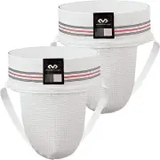 McDavid Athletic Supporter w/Stretch Mesh Pouch Jock Strap 2pk 3110 Adult L/XL