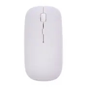 2 Pcs 2.4G Mini Laptop Computer Wireless Four-Way Roller Game Mouse White_2.4G Wireless