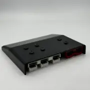 3 pin & Red 50 Amp Anderson plug Surface Mount Stainless Powder coated BLACK