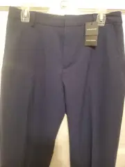 Club Monaco Jordan Modern Straight Fit Pants Size 31x32 New with tags Navy