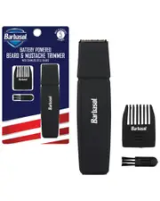 Barbasol Beard & Mustache Trimmer with Stainless Steel Blades