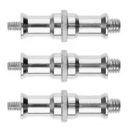 3 Pcs Transfer Screw Boom Flash Stands with Rack Light Adapter