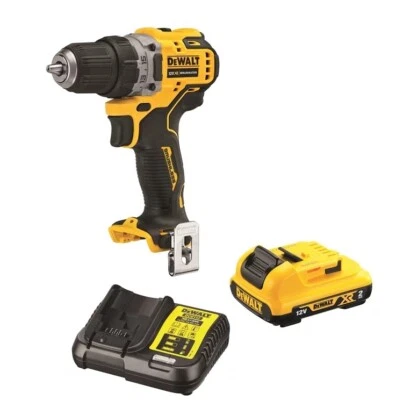 DeWALT 12V XR Brushless Cordless Compact Drill Driver +2.0AH Battery Charger Kit