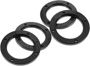 DRESSOOS 4pcs Car Stereo Speaker Spacer Rings Hollow Design for Enhanced Sound Range Mounting Adaptors for Trucks Boats and Vehicles Increased Safety and Compatibility