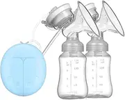 Electric Breast Pump - Double Electric Breastfeeding Pump Strong Suction Breast Pump | Low Noise Milk Pump Portable Breastfeeding Accessories for Travel