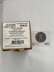 MARS Shaded Pole Motor, 09932, 1/20HP, 115V, 3.3 DIA LARKIN REP