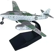 Replica Pre-Build Aircraf 1:72 for Scale Die-cast German ME262A Jet Fighter Aircraft Model Alloy Static Replica Boy Teen Adult Enthusiast Collection Gift Collection Gift Display