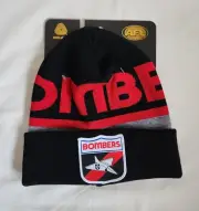 Essendon Bombers AFL Adults Merino Wool Retro Heritage Throwback Beanie New